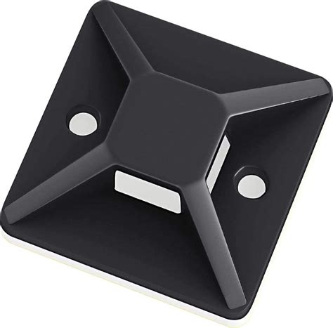 Fixson Zip Tie Mount Square Adhesive Cable Ties For Wire | Desertcart INDIA