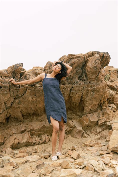 Buy Pin Tucks Detail Dress | Women Linen Dress Online At Chi Linen