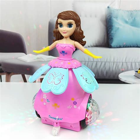 Buy Jishnu Toy's & Gift Dancing Rotating Baby Princess Doll Toy Musical ...