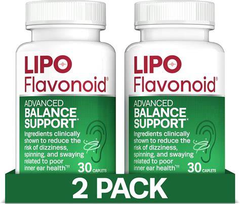 Amazon.com: Lipo-Flavonoid Balance Support for Vertigo & Dizziness Relief - Clinically-Tested ...