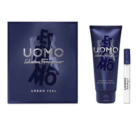 Salvatore Ferragamo Uomo Urban Feel For Men Mini Set Edt 5Ml + Shampoo ...