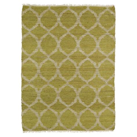 Kaleen Kenwood 4 x 6 Jute Wasabi Geometric Area Rug at Lowes.com