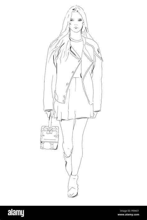 Image result for Runway Model Drawing