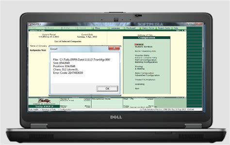Image result for Tally Error Code 404