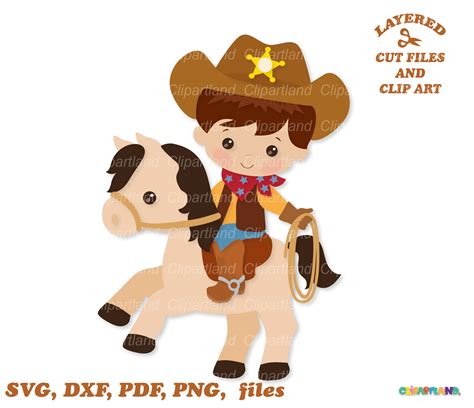 Baby Cowboy Clipart