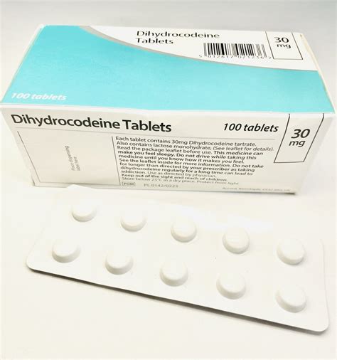 Buy Dihydrocodeine 30mg Online UK - £1.35 per tablet