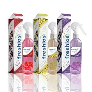 FRESHIOS Pack of 3 Long-Lasting Liquied Air Freshener for Home & Office ...