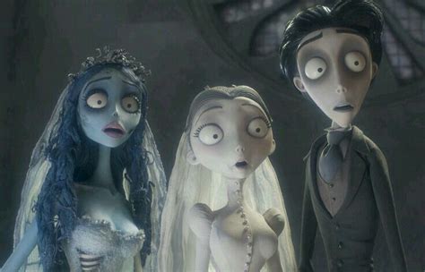 Image result for Tim Burton Corpse Bride Emily and Victor