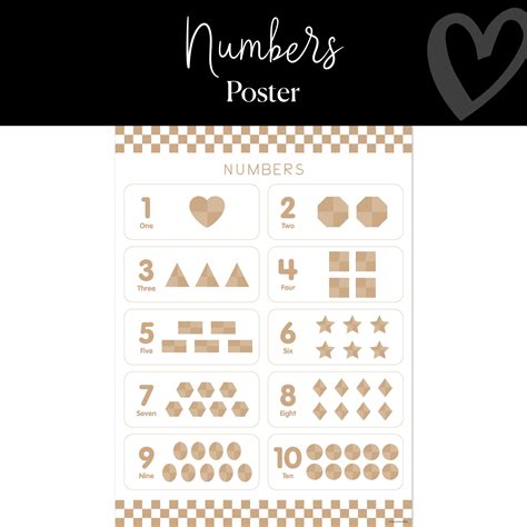 Numbers Poster 的图像结果
