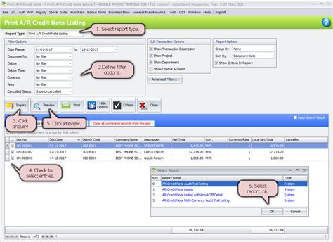 Image result for AutoCount Credit Note