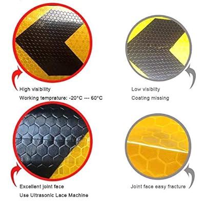 AISEY Reflective Safety Tape (Gold Yellow/Black, 2 India | Ubuy