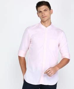 PETER ENGLAND Men Self Design Casual Pink Shirt - Buy PETER ENGLAND Men ...