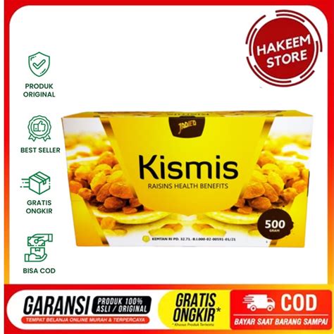 Jual JADIED - Kismis Raisins Health Benefits Berat 500 Gram Original ...