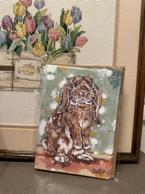 Abstract Bunny Cards – Southern Bales-Art by Allie's Studio