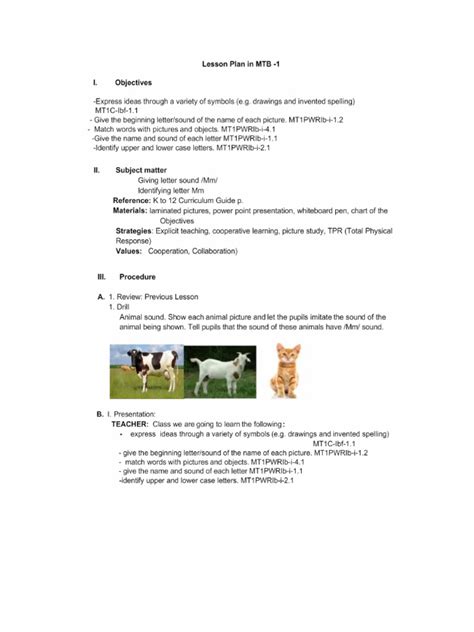 Image result for Sample Lesson Plan of Explicit Teaching
