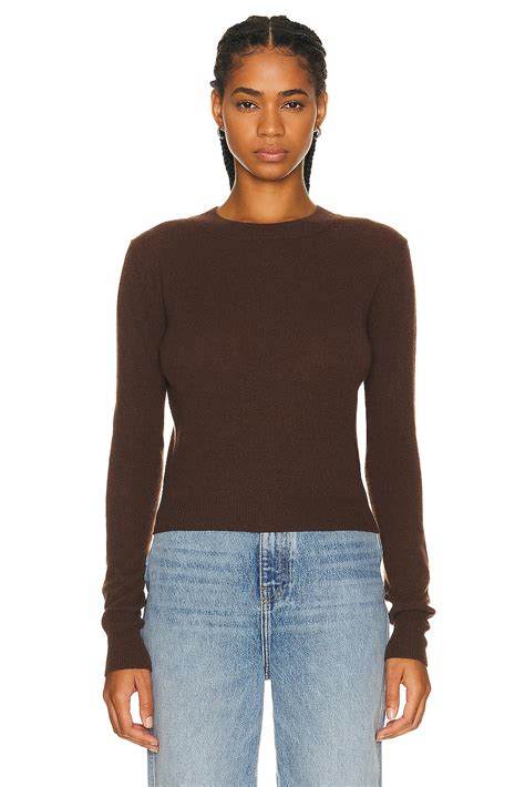 Eterne Francis Cashmere Sweater in Chocolate | FWRD