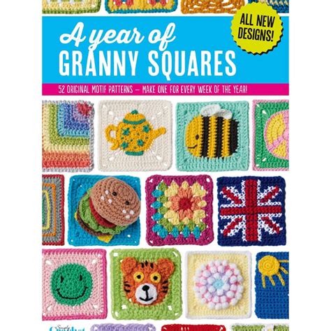 52 Granny Square Patterns - PDF Crochet Patterns Download - 52 Pattern ...