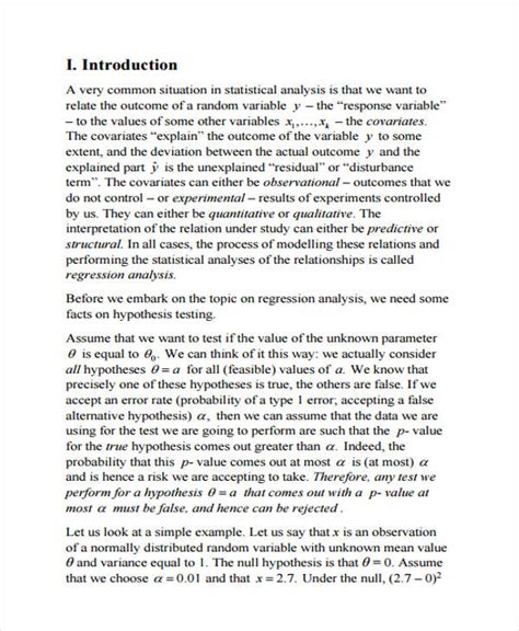 Image result for Regression Analysis Sample Example