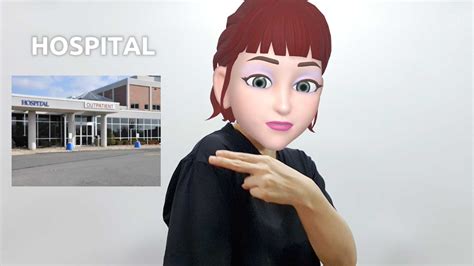 Image result for Hospital ASL Sign