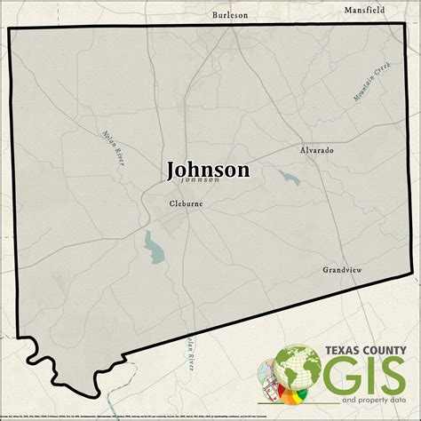 Johnson County GIS Shapefile and Property Data - Texas County GIS Data