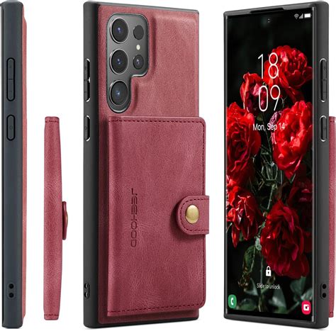 Amazon.com: Newhalper for Samsung Galaxy S25 Ultra Case Wallet Leather ...