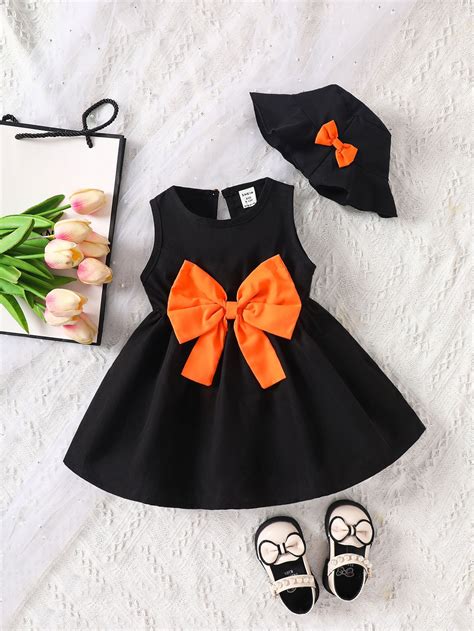 Baby Bow Front Dress With Accessory Hat | African dresses for kids ...