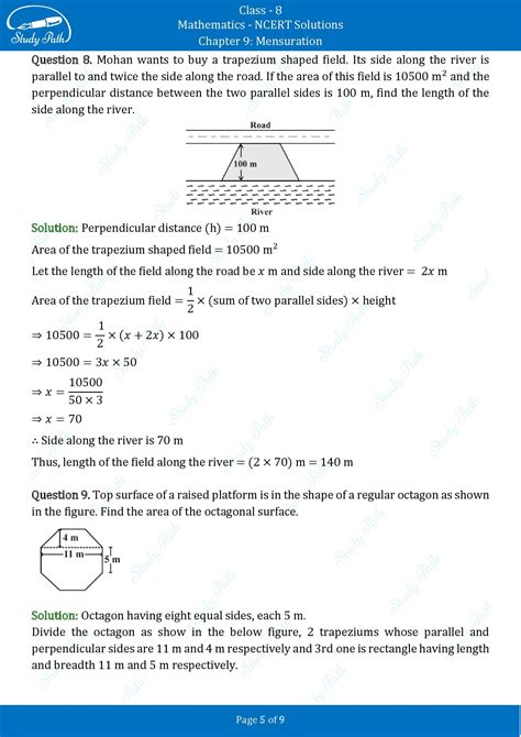 Image result for Maths Chapter 9 Exercise 9.1 Class 8th