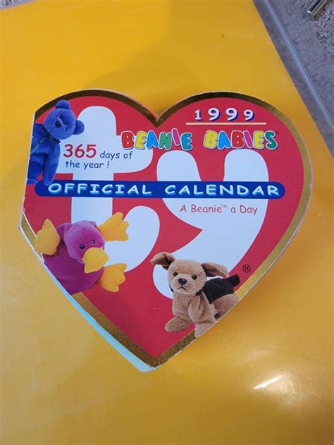 Beanie Baby Birthday Calendar - Printable Word Searches