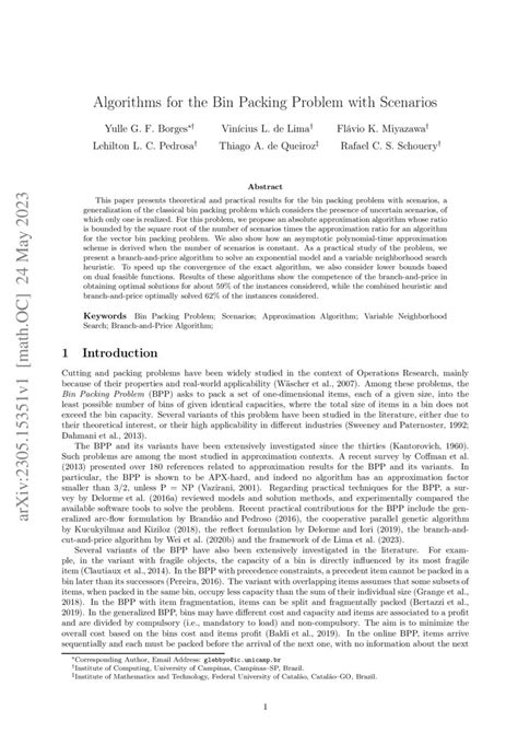 Bin Packing Problem Tutorial 的图像结果