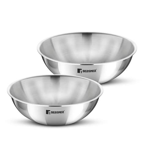 Buy BERGNER Tripro Triply Stainless Steel 2 Pcs Tasra Set, 20cm / 1.5 L ...