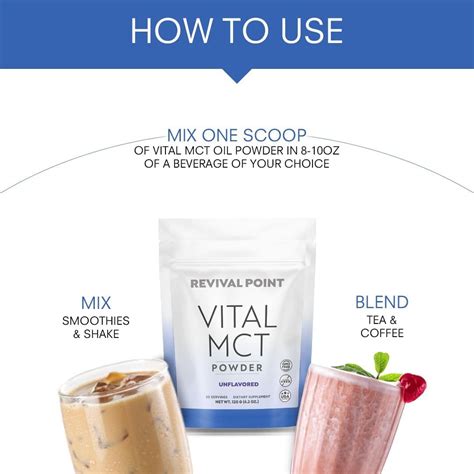 RevivalPoint Premium Unflavored MCT Oil Powder with Keto India | Ubuy