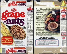 Image result for Grape Nuts Cereal