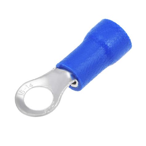 uxcell RV2-4S Insulated Electrical Crimp Terminal, Ring Spade Wire ...