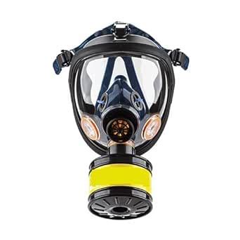 Silicone anti nuclear radiation respirator rubber/spherical full gas ...