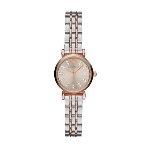 Emporio Armani Gianni T-B Analog Gunmetal Dial Women's Watch-Ar1841 ...