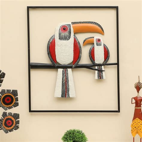 Buy VEDAS Mystical India Amore Metal Bird Family Wall Accent from Vedas ...
