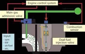 Image result for Dual Fuel Engine Working