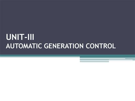 Image result for Automatic Generation Control System