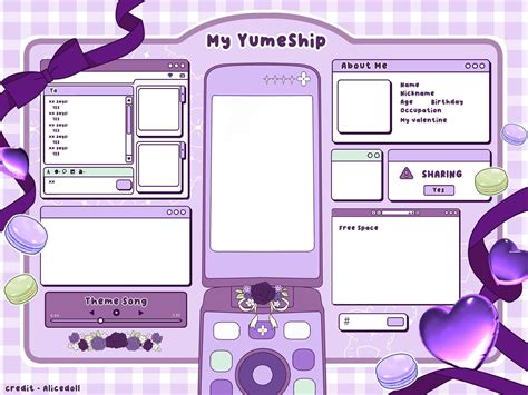 ♥Free ' My Yumeship Template ' in 7 colour♥ – @alicedoll-11 on Tumblr