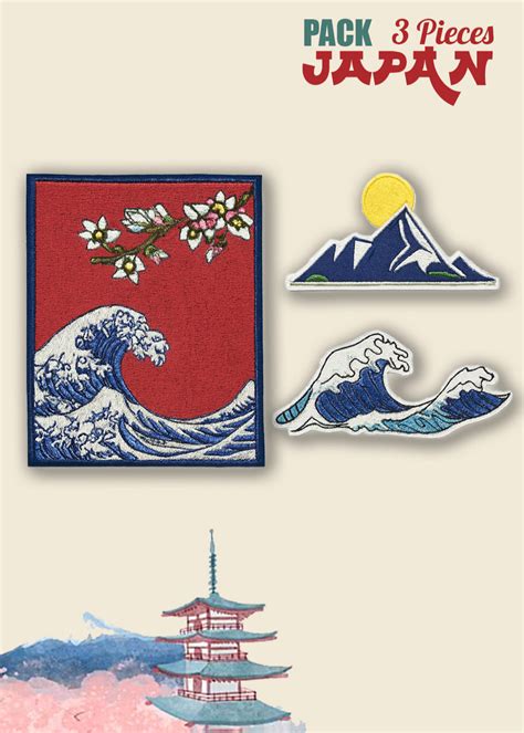 Iron-on Patch Set Nippon | La Salopette
