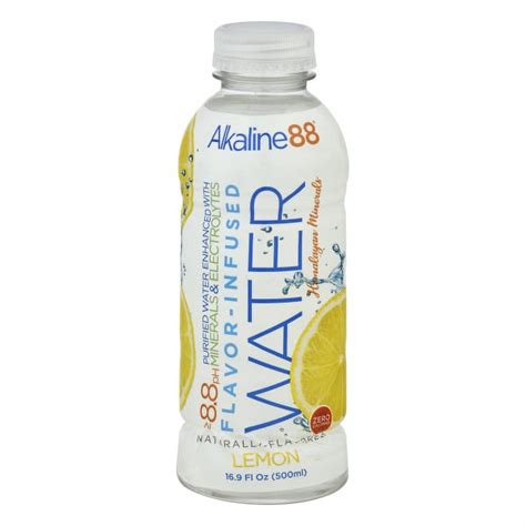 Alkaline88 - Water Alk Lemon 8.8 Ph - Case Of 12 - 16.9 Fz - Walmart.com