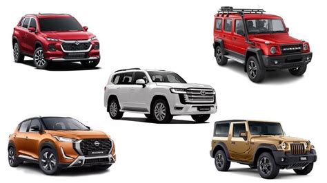 Mahindra Thar to Nissan Magnite: Top 5 Cars With Highest Ground ...