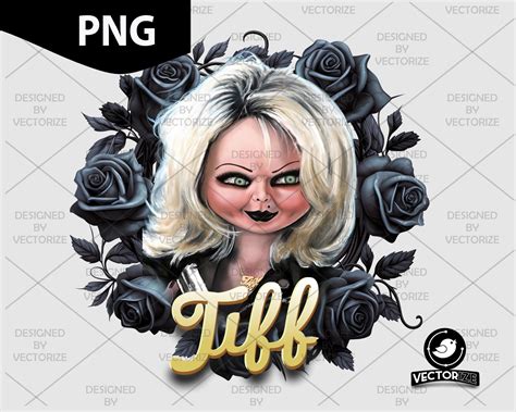 Tiffany Bride of Chucky PNG, Chucky Horror Sublimation for Garments ...