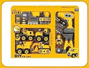 KRISHNA VALLY DIY Construction Toy Vehicles Set Assembly with ...