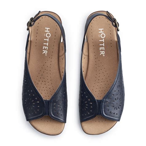 Ladies Navy Sandals