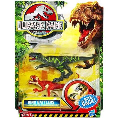Buy Jurassic Park Dino Battlers - Velociraptor vs. Tyrannosaurus Rex ...