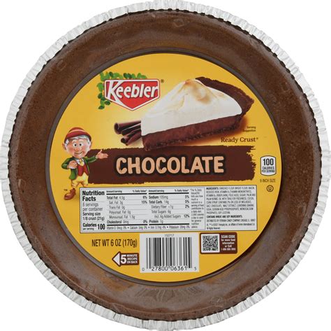 Keebler Chocolate Pie Crust 9 inch (Dual Placement) - Walmart.com