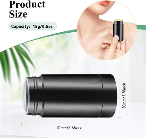 Mirrline 12 Pcs 15g/0.5oz Black Deodorant Containers India | Ubuy