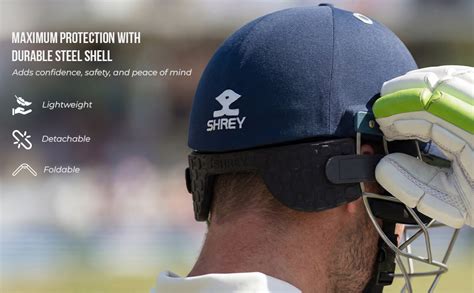 Buy Shrey Neck Guard for Cricket Helmet (Black, L) Online at Low Prices ...