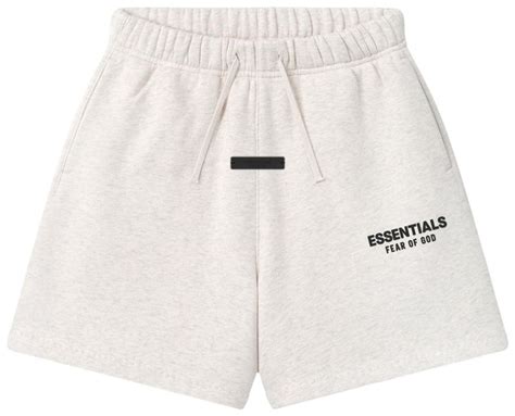 FEAR OF GOD ESSENTIALS MLB CLASSIC SWEATSHORT HEATHER OATMEAL